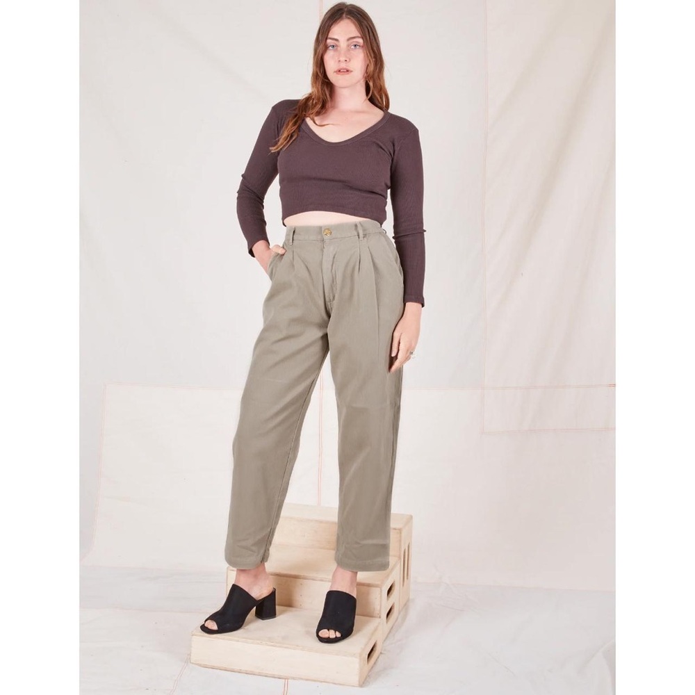 Big Bud Press heritage trousers in khaki